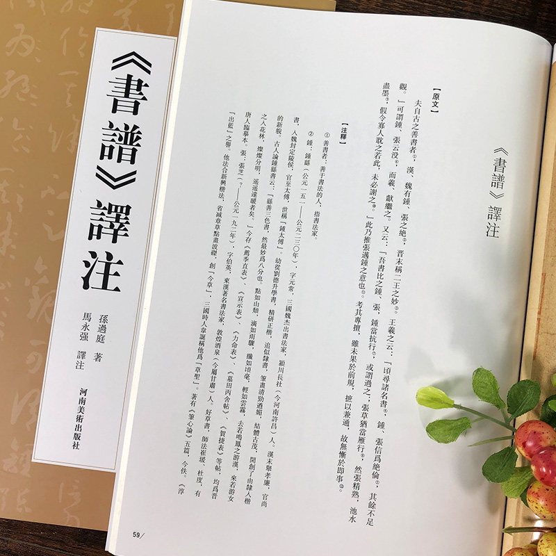 书谱译注《书谱》译注孙过庭著马永强译注孙过庭草书毛笔书法字帖临摹鉴赏名家书法研究理论书籍书谱书论河南美术出版社_虎窝淘