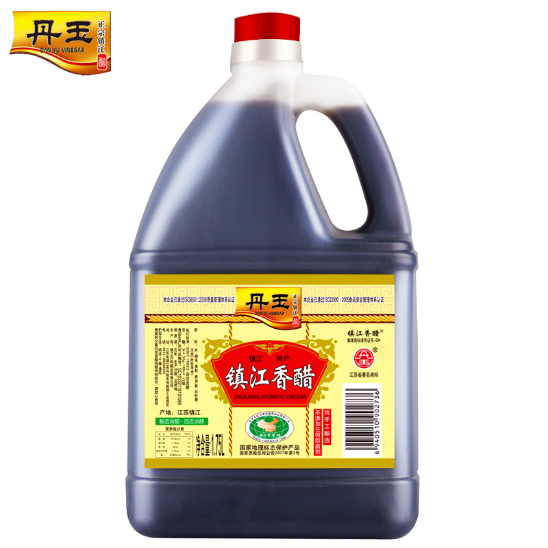 丹玉镇江香醋1.75L 点蘸凉拌炒菜酿造食醋 大闸蟹伴侣 镇江特产-实得惠省钱快报