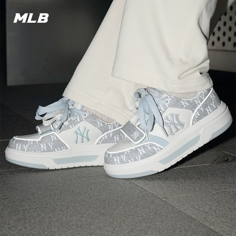 MLB官方 张凌赫张康乐同款百搭厚底增高学长鞋25秋冬SXS01/SXP02