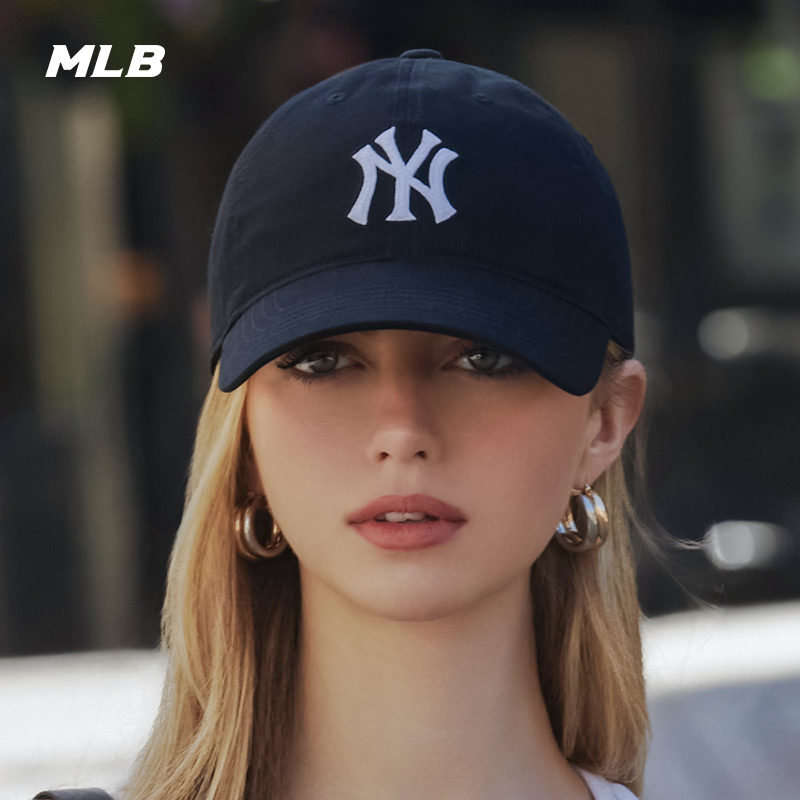 MLB官方 男女情侣软顶棒球帽遮阳休闲鸭舌帽明星同款CP66/CPB06