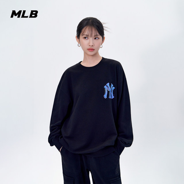 MLB ຢ່າງເປັນທາງການຂອງຜູ້ຊາຍແລະແມ່ຍິງຄູ່ຄົນອັບເດດ: ກິລາແບບປົກກະຕິຕາມຖະຫນົນແບບໂລໂກ້ sweatshirt pullover ດູໃບໄມ້ລົ່ນໃຫມ່ MTB32