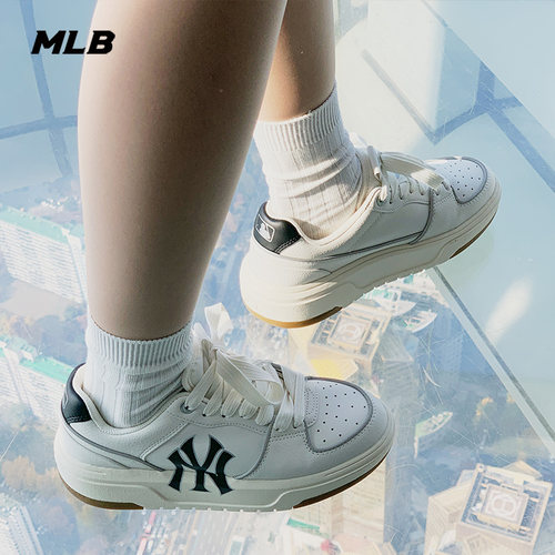 MLB官方男女情侣韩系厚底休闲鞋百搭通勤学长鞋明星同款春夏SXCA1 - 图2