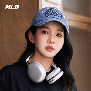 MLB官方KARINA同款学院风复古软顶棒球帽