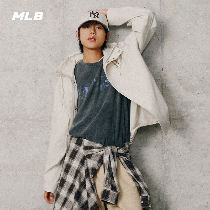 MLB官方 张康乐同款男女防水防泼水防风夹克外套25秋季新款WJB01,淘宝优惠券,粉丝福利购,淘宝优惠卷