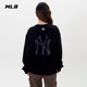 MLB officiel hommes et femmes couple rétro vieille fleur dos logo col rond pull sweat 25 automne nouveau MTM06