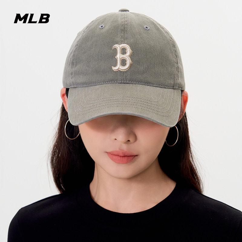 MLB官方 KARINA同款男女鸭舌帽水洗时尚百搭牛仔棒球帽秋冬CPVV1,淘宝优惠券,粉丝福利购,淘宝优惠卷