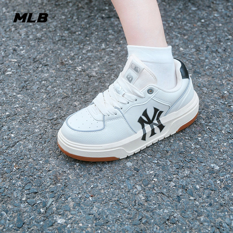 MLB官方韩系厚底学长板鞋男女同款