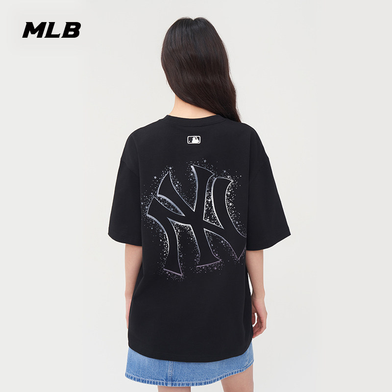 MLB官方 男女情侣大logo时尚休闲运动短袖圆领T恤25夏季新款TST01,淘宝优惠券,粉丝福利购,淘宝优惠卷