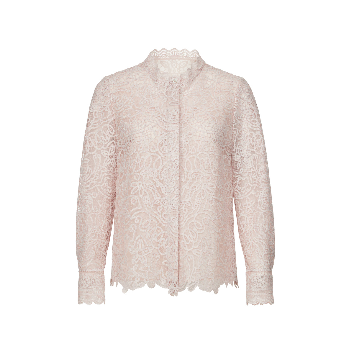 vgrass维格娜丝冬季新款蕾丝衬衫 vgrass女装衬衫