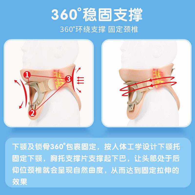 医用颈托儿童专用护颈术后颈椎固定婴儿斜颈矫正器歪脖子偏头纠正 - 图2