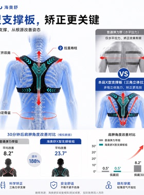 开肩带驼背矫正器隐形男士专用
