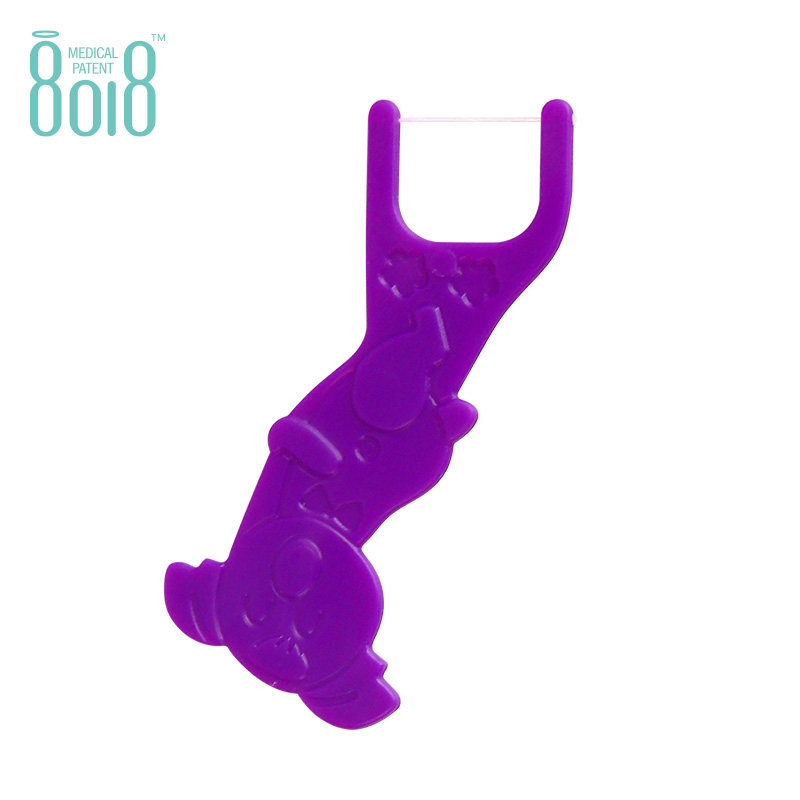 8018食品级材质动物卡通造型牙线棒 8018牙线/牙线棒