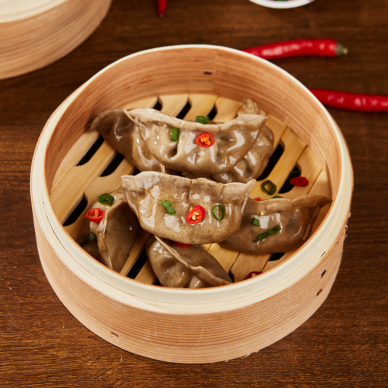 金面杖荞麦鸡肉蔬菜蒸水饺子营养早餐冷冻轻速食蒸煎煮炸老少皆宜