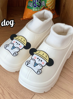 网红时尚创意小黄帽狗狗diy鞋扣