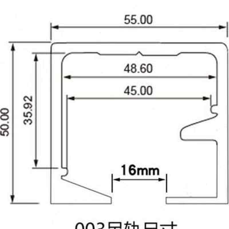 lp滑轮向k推吊轮导轨拉新品3万吊轨折叠门滑轮酒店道门屏风隔断-图1