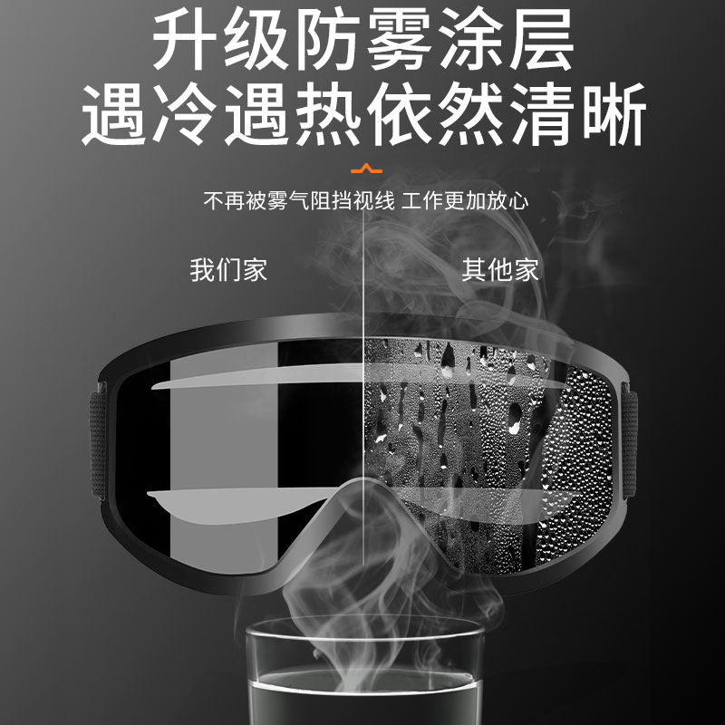 电焊眼镜焊工专用护目镜眼罩防强光紫外线防风户外骑行墨镜滑雪镜-图0