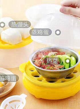煎蛋锅插电自动断电平底煎饼锅煮蛋煎蛋器迷你多功能家用小型