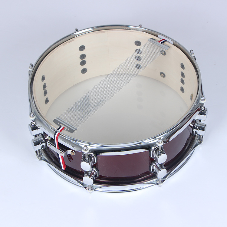 架子鼓14寸军鼓 高品质打击乐器通用 含沙带鼓皮演出练习琴行教学 - 图2