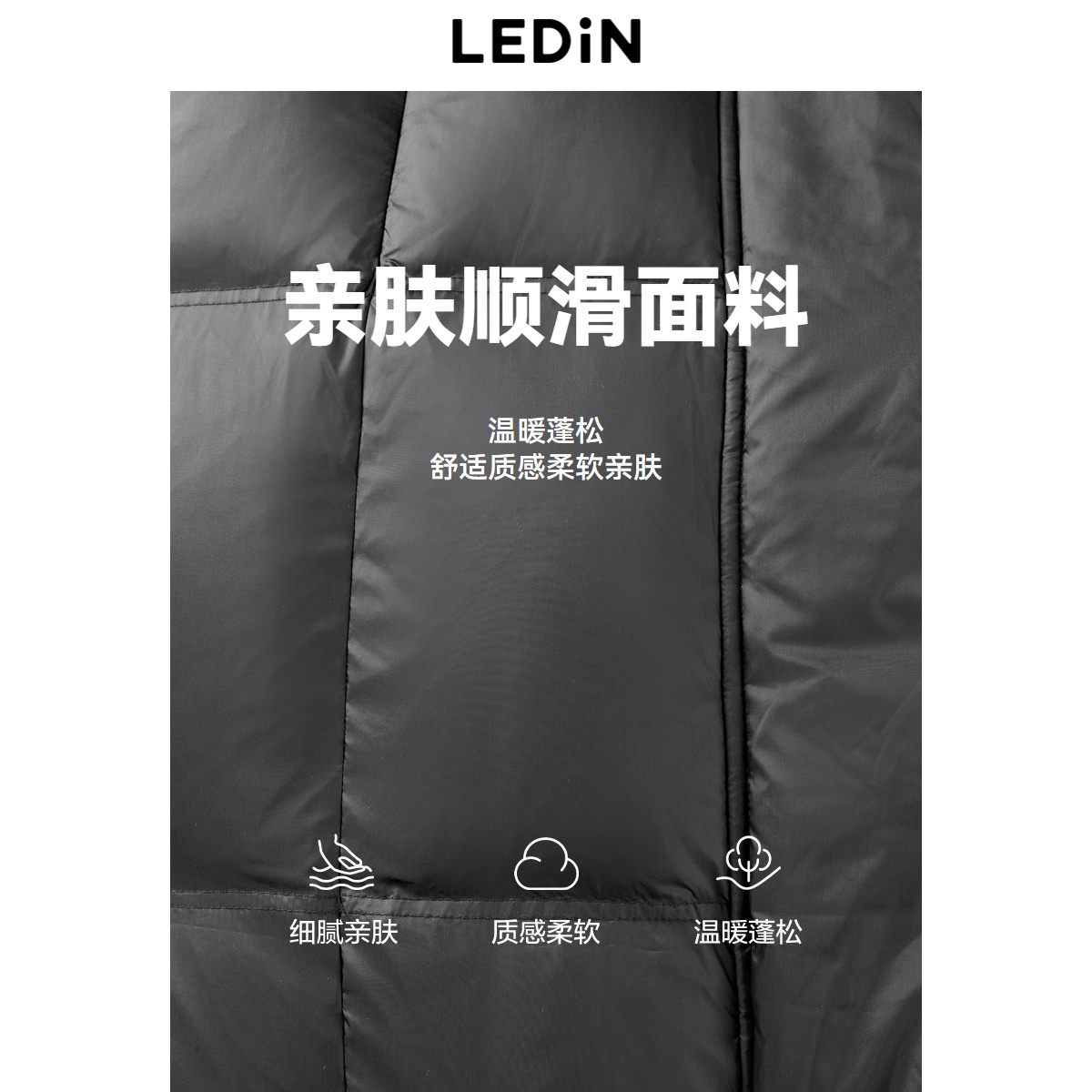 乐町长款面包羽绒服女冬季新款廓形抗静电保暖加厚外套潮
