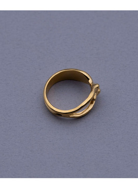 SUTP 甜美简约不规则戒指女韩版个性夸张设计指环食戒潮