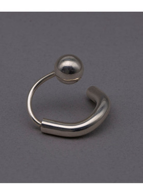 SUTP 圆珠戒指女潮简约个性韩版小众设计网红时尚食指环