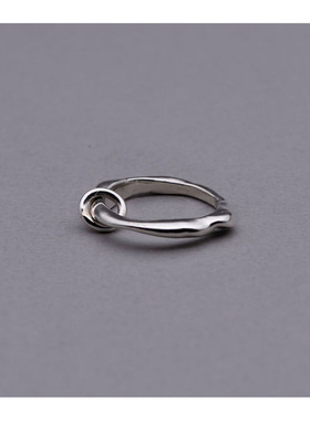 SUTP 爆款潮流戒指女ins高级小众冷淡风极简开口食指戒女