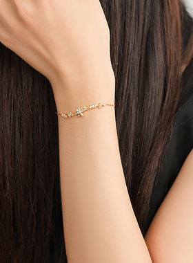 堤喜925银纯银女高级百搭手链