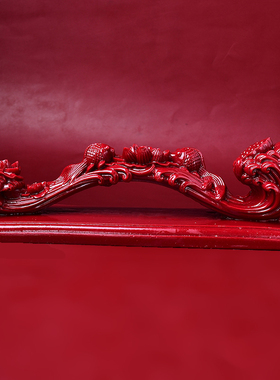 朱砂如意摆件紫金砂大号如意客厅玄关摆设办公桌居家饰品开业礼品