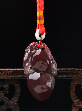 天然玛瑙原石男女士玉石手把件佛头手持把玩青玉挂件佛公饰品