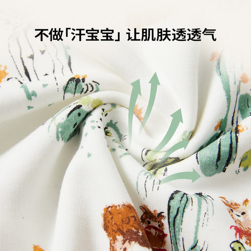 cutelife【轻羽】竹棉婴儿睡袋秋冬小月龄一体式加厚防寒宝宝A类 - 图2