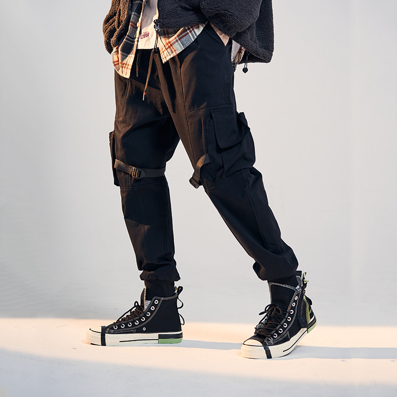 速干伞兵裤超火男士显瘦女休闲裤子 gangurru休闲裤