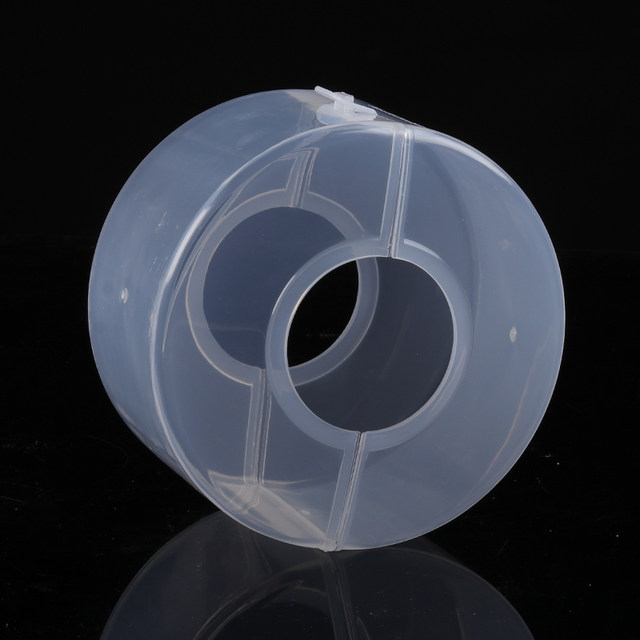 Transparent plastic PP flange protective cover protective cover acid and alkali resistance to corrosion splash splash leakage flange box