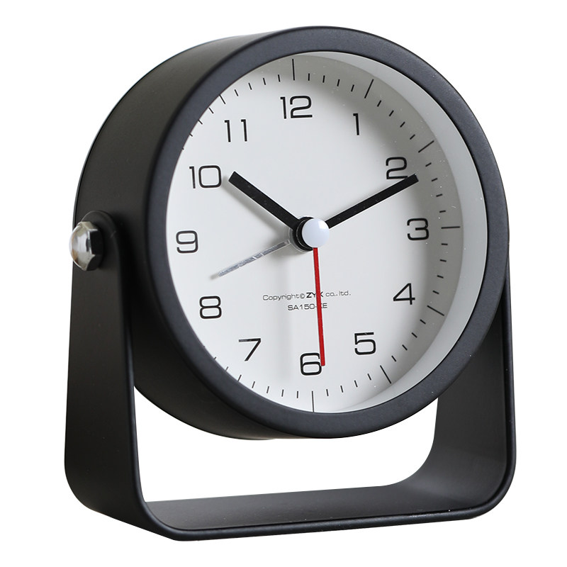 桌面静音小闹钟台式学生床头钟表 尊奈尔闹钟/投影钟