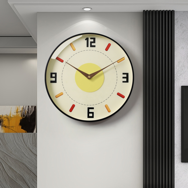 现代简约2023新款挂钟网红客厅家用钟表挂墙轻奢创意时尚餐厅时钟 - 图2