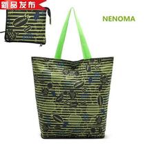 Thickened shopping bag folding portable nylon environmentally-friendly bag large capacity storage bag waterproof cloth bag c shopping bag bag