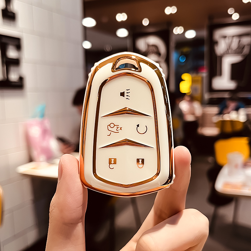 适用凯迪拉克钥匙套xt5 xt4 xt6 ct5 ct6 ct4款xts壳atsl车钥匙包 - 图2