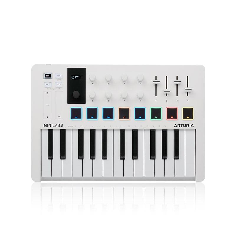 Arturia Minilab3 MKII 25键编曲键盘迷你编曲作曲控制器打击垫-图0