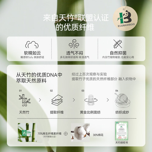 Domiamia婴儿睡袋一体式60S竹棉纱布宝宝四季通用春夏防踢被 - 图2