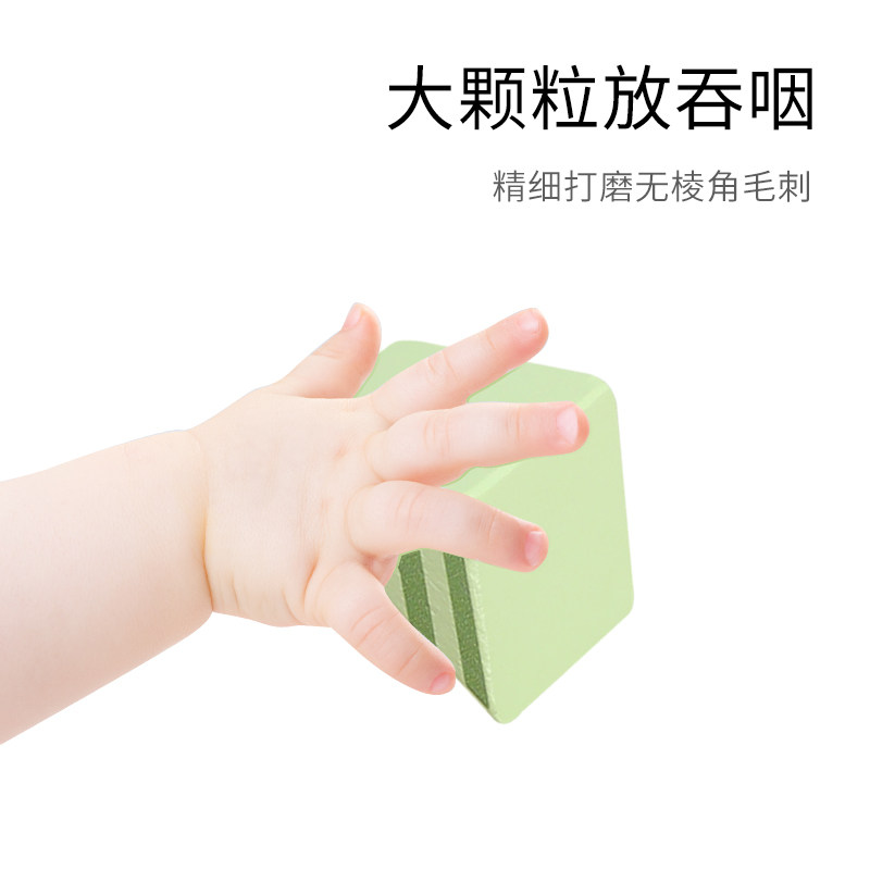 幼儿童木头拼装宝宝玩具益智力积木 飞百动漫建构/拼插积木
