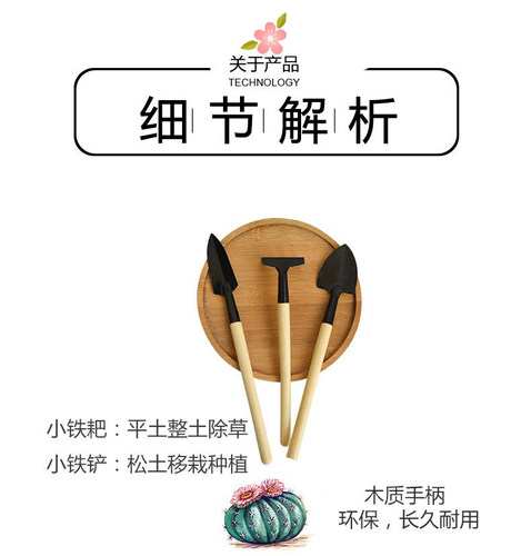 养花工具套装家用花卉栽种盆栽种花花盆松土养多肉种植专用小工具 - 图1