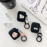 Apple, мультяшные совместимые наушники, милый защитный чехол, iPhone1, силиконовая креативная беспроводная коробка подходит для мужчин и женщин, 2, защита при падении, bluetooth