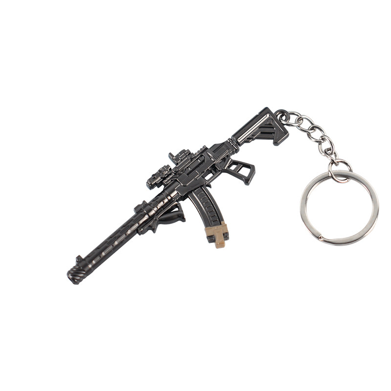 9cm迷你AS VAL-巨浪小枪模型三角洲游戏合金钥匙扣书包兵人挂件,淘宝优惠券,粉丝福利购,淘宝优惠卷