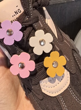 皮革花朵鞋花德训鞋芭蕾风装饰