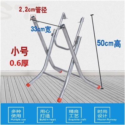 包邮圆桌子支架餐桌脚架简约折叠桌腿支架桌架铁桌脚架子大排档