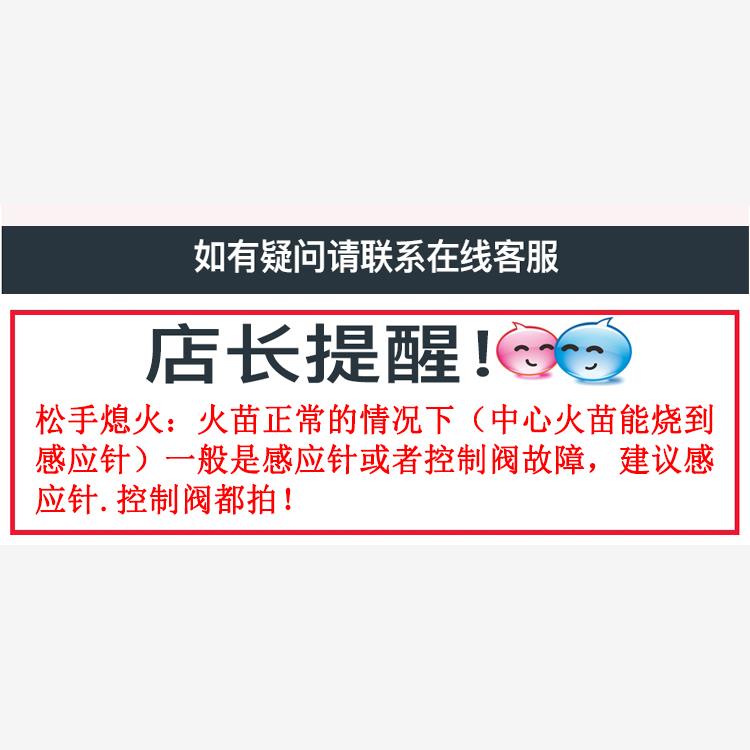 燃气灶配具件热电偶电磁阀煤气炉感应针松手熄火金属保护总成探头 - 图0