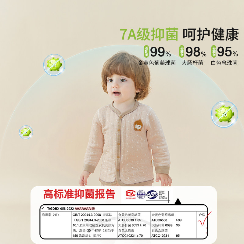 【清仓】婴儿保暖套装秋冬季德绒婴儿衣服分体儿童内衣高腰护肚,淘宝优惠券,粉丝福利购,淘宝优惠卷