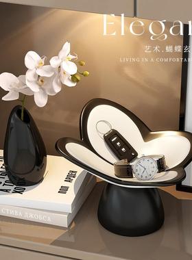 现代简约法式花瓶插花客厅电视柜玄关卧室中古风创意桌面装饰摆件