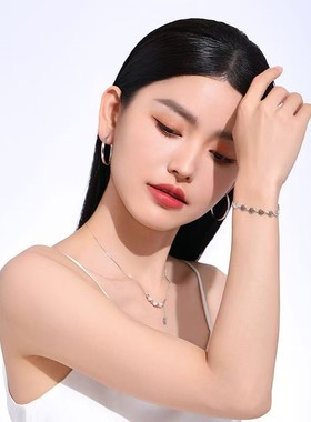 足银耳饰 足银耳圈 足银999光面素面亮面耳圈3mm粗度