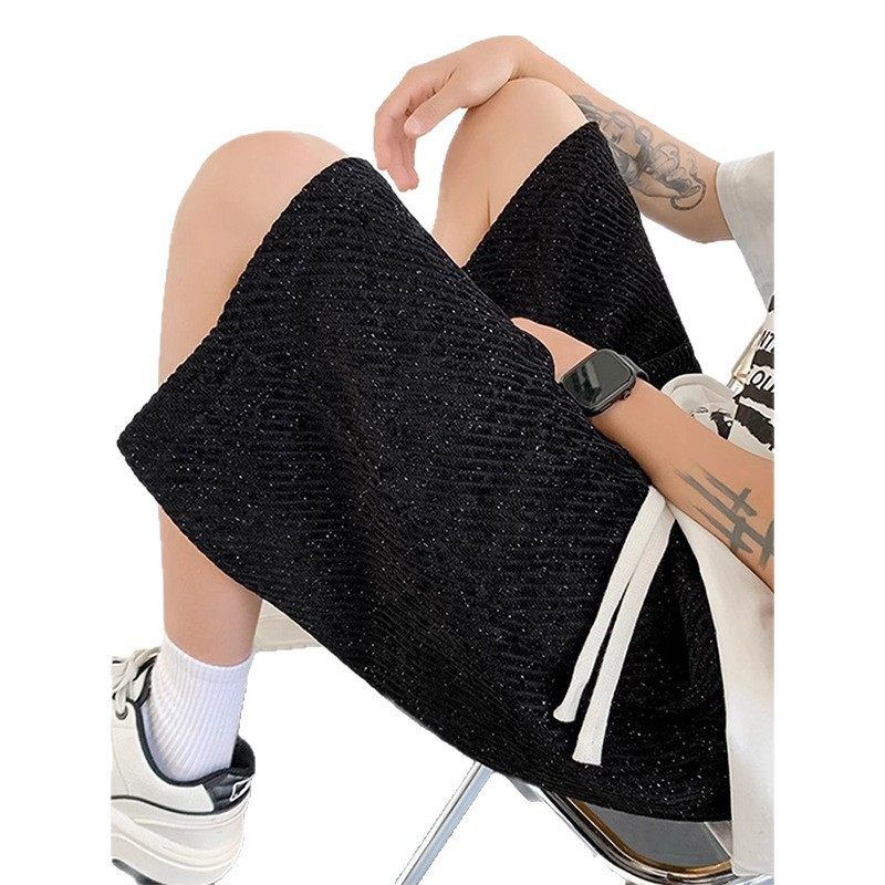 nasa小香风休闲短裤男夏宽松百搭运动五分裤潮牌感美式大裤头,淘宝优惠券,粉丝福利购,淘宝优惠卷