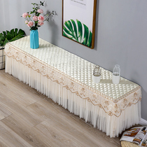 Lace embroidery TV cabinet Gaib cloth art rectangular table cloth tea table living-room anti-dust cover towel shoe cabinet dust cover sleeve